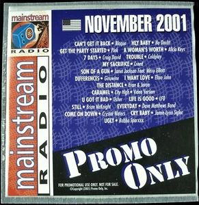 PROMO ONLY "MAINSTREAM RADIO NOVEMBER 2001" DJ PROMO CD COMPILATION USHER *NEW* - Bild 1 von 3
