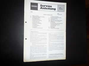 Original Service Manual Schaltplan Grundig  Hifi Receiver 20