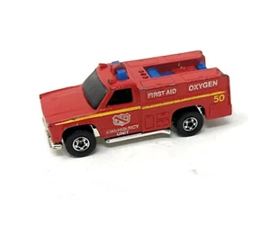 Hot Wheels 1974 Redline Rescue Emergency Unit 50 First Aid Fire Truck - Picture 1 of 3