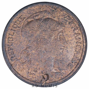 France 2 Centimes 1910 Dupuis AU Bronze Coin French - Picture 1 of 2