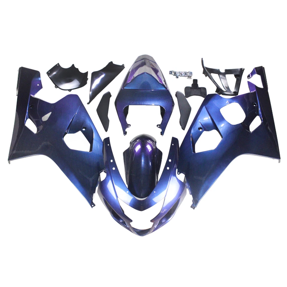 Fairings For Suzuki GSXR750 GSXR600 K4 2004 2005 Body Kit Chameleon Blue Purple - Image 1 of 4
