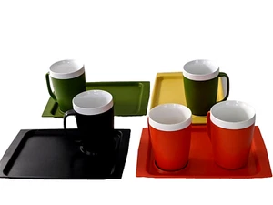 VTG Acca Ware David Douglas Therm Ware Set of 9 Plates (4) and (5) cups Picnic - Picture 1 of 12