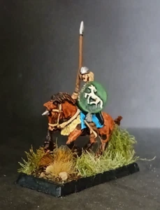 Rohirrim w. Spear Heritage LotR Elan Merch 1978 OOP Blei 25mm LotR Mini Rohan - Bild 1 von 10