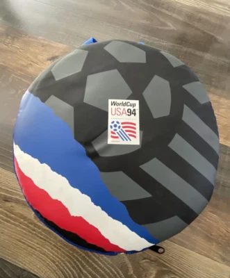 FIFA World Cup 1994 Team USA Soccer Cushion Tote Bag Vintage Futbol-Stains - Image 1 of 4