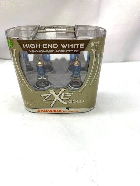 SYLVANIA 9006 SilverStar zXe GOLD High Performance Halogen Headlight-2 Bulbs*New - Image 1 of 4