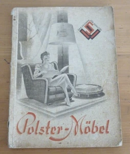 alter Polster Möbel Katalog Schuberth-Werk Braunschweig SW 1930 Sessel original - Bild 1 von 7