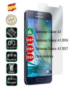Protector Cristal Templado Samsung Galaxy A3 A5 A6 A7 A8 A9 Plus 2016 2017 2018 - Imagen 1 de 13