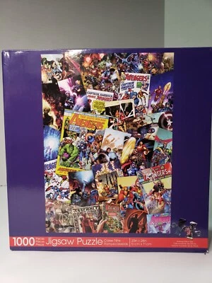 NEW ! Marvel Avengers - 1000 Pieces Jigsaw Puzzle - Comic Book Covers - SEALED - Image 1 of 4