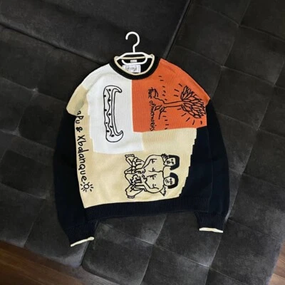 Suéter Vintage Jc De Castelbajac 1980/90 Hunapu & Xbalanque Mitología Maya Foto 1 de 4