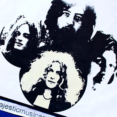 VINTAGE LED ZEPPELIN HEY HEY WHAT CAN I DO 7" VINYL 1971 JAPAN EX RARE - Image 1 of 4