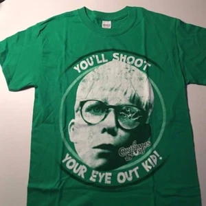CHRISTMAS STORY Herren Shirt SMALL MEDIUM LARGE You'll Shoot Your Eye Out Kid! - Bild 1 von 1