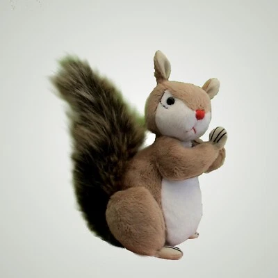 Squirt soft toy squirrel sewing pattern by pcbangles. Height 6" (16cm) - Image 1 of 4