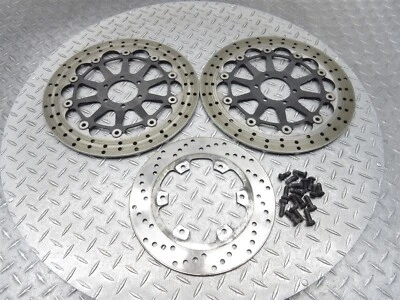 2014 12-14 Ducati Monster 696 передний левый правый задний тормоз ротор диск болты лот - Изображение 1 из 4