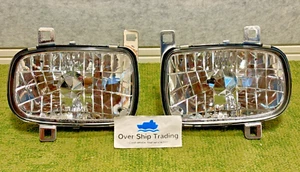 Mazda RX-7 FD3S Crystal Reflector Headlight Lamp Light Unit Left Right Pair JDM - Picture 1 of 13