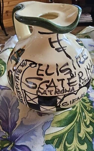 Brocca ceramica vintage Italia da collezione ristorante bottiglia liquore Natrona... - Foto 1 di 7