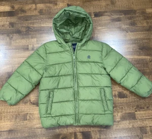 Mayoral Jacket Puffer Hooded Outerwear Green Winter Children Boys Size 5 Y 110cm - Picture 1 of 5