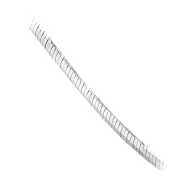 Cadena Serpiente Italiana Oro Blanco 14k 19.5" Largo x 1.38mm Ancho  Foto 1 de 2
