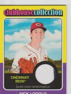 Nick Lodolo (Reds) 2024 Topps Heritage CCR-NL Clubhouse Coll Jersey FREE SH - Picture 1 of 2