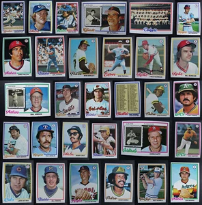 1978 Topps Baseball Cards Complete Your Set You U Pick From List 250-498 - Picture 1 of 377