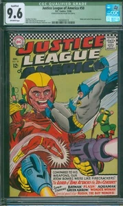 Justice League of America 50 ⭐ CGC 9.6 Qualified ⭐ Batman Silver Age JLA DC 1966 - Picture 1 of 3