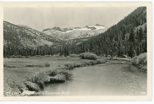 RPPC Kalifornien - Mt Lyell Head Waters Tuolumne River - Vintage Postkarte - Bild 1 von 2