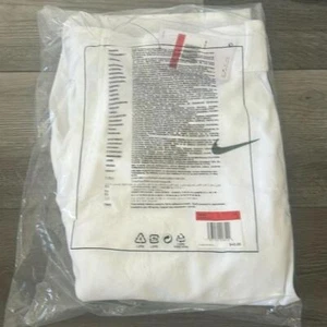 Nike Team Men’s Baseball Pants White/Green Piping Sz L NWT - Picture 1 of 4
