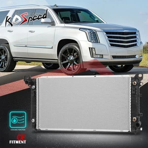 DPI 13398 Aluminum Core Racing Cooling Radiator for 14-16 Silverado Sierra Yukon - Bild 1 von 6