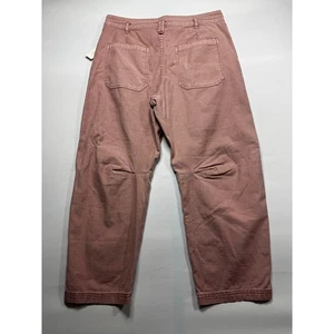 NWT Pilcro by Anthropolgie Women's Pink Barrel Leg Pants - Size 31 (34x26) - Picture 1 of 7