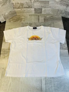 T-shirt vintage NBC Experience Store Today Show donna 2XL bianca arcobaleno scintillante - Foto 1 di 6