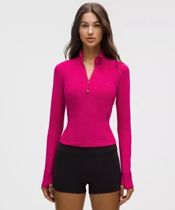 NWT Lululemon Define Cropped Jacket Calypso Pink Women Sizes 2, 4, 6, 8, 10, 12 - Picture 1 of 9