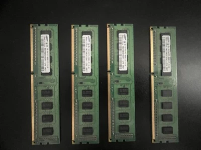 Samsung 4x1 GB 4GB RAM DDR3 1800Mhz 4 SITCKS OF SAMSUNG RAM FOR DESKTOP - Image 1 of 2