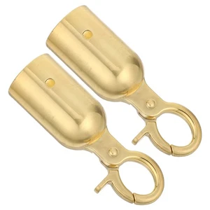  Tapas de extremo de cuerda 2 piezas: tapón de extremo de cable de 32 mm de diámetro resistente con gancho a presión - Imagen 1 de 17