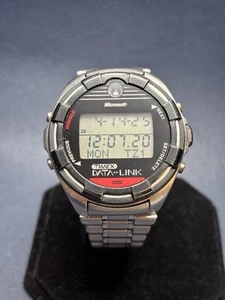 Vintage Timex Data Link 150 Microsoft Watch - Working - Picture 1 of 15
