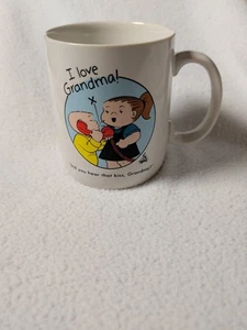 Hallmark Family Circus Coffee Mug "I love Grandma! Did you hear that kiss" - Picture 1 of 4