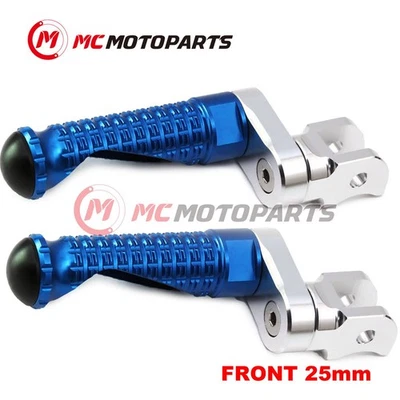 Para Ducati Hypermotard 939 16-18 17 MPRO 25mm Bajadora AZUL Pies Piloto Foto 1 de 4