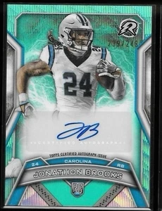 2024 Resurgence Aqua Wave /249 Resurgence Rookie Signatures Jonathon Brooks - Picture 1 of 2