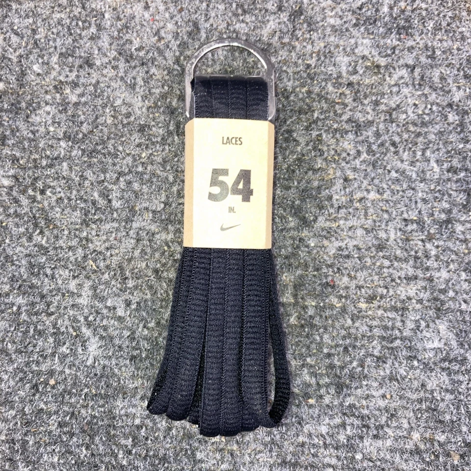Nike 54" Black Oval Shoelaces 54 Inch Official Shoelaces
