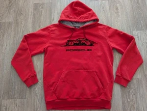 Vintage Y2K Porsche Luxury Car Racing Retro Causal Essential Sweatshirt Hoodie M - Picture 1 of 13