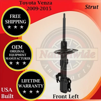 Puntal delantero izquierdo Monroe genuino OEM para Toyota Venza 2009-2015 garantía de por vida Foto 1 de 4