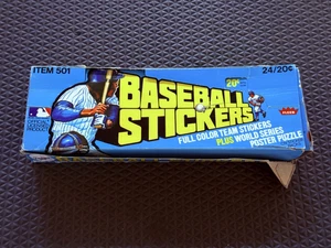 1979 Fleer Baseball Sticker Wax Pack Complete Box - 24 Packs - Bild 1 von 17