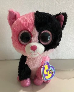 Ty DAZZLE il gatto Beanie Boo - Negozi di giustizia esclusi. con etichette viola 6” RARO/NUOVO - Foto 1 di 5