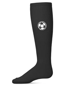 Girls Soccer Lover Cotton Blend Knee High Socks - Picture 1 of 9