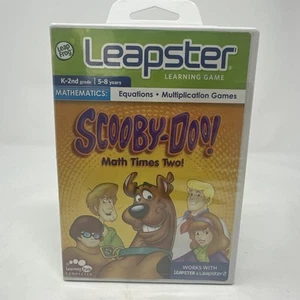 NEW Leepfrog Leapster Learning Game, Scooby-Doo Math Times Two, Ages 5-8 - Picture 1 of 4