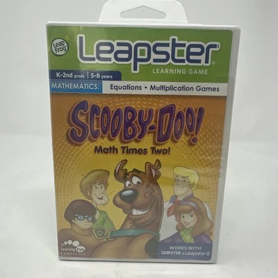 NEW Leepfrog Leapster Learning Game, Scooby-Doo Math Times Two, Ages 5-8 - Image 1 of 4