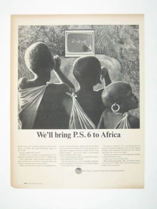 Vintage RCA Werbedruck Well Bring PS 6 To Africa 60er Jahre - Bild 1 von 2