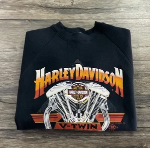 Vintage 1987 Harley Davidson Crewneck Womens Sz M - Picture 1 of 6