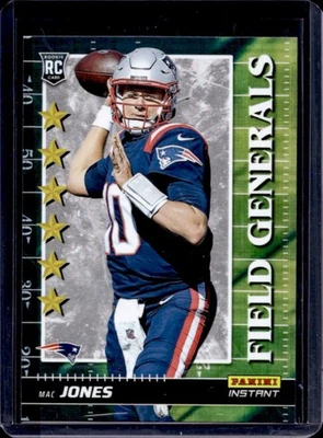 2021 Panini Instant Field Generals Mac Jones RC Rookie #FG22 Patriots - Image 1 of 2