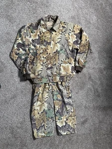 Vintage PELLA Advantage Camouflage Jacke/Hose Set. L/M Hunt Fischfalle USA - Bild 1 von 14