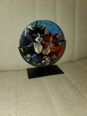  Candelabro Tiffany Cats Joan Baker Designs Foto 1 de 4