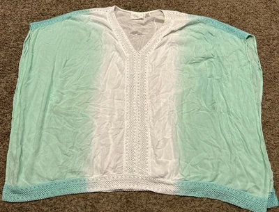 Green Dragon Brand Women’s XS Sleeveless Poncho Rayon Blend A39 - Image 1 of 3